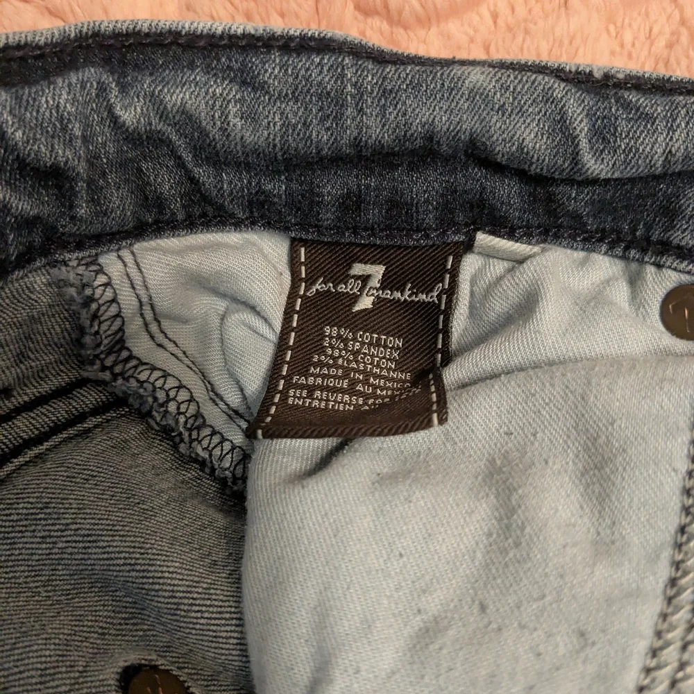 7 For All Mankind Women's Blue Jeans - Picture 4 of 8